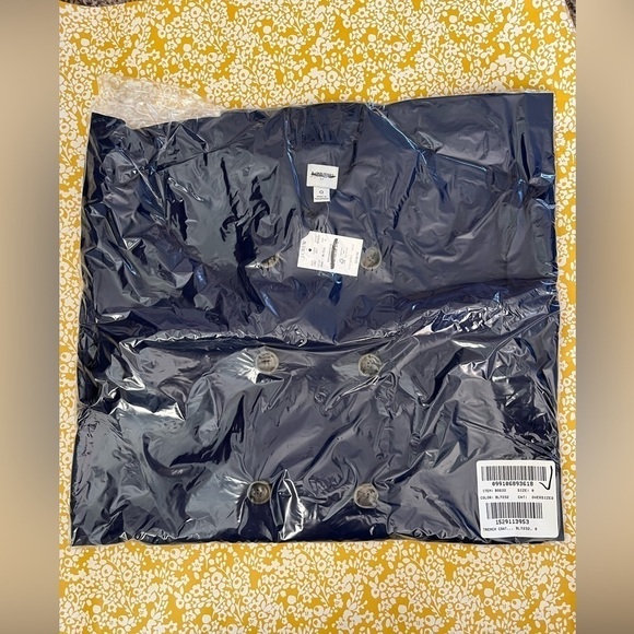 J. Crew Factory Women’s Petite Trench Coat BO622 Navy 0 - Picture 7 of 7